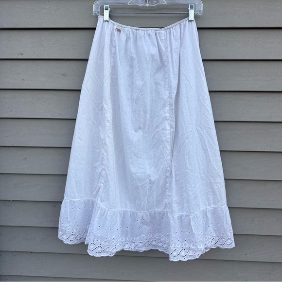Vintage cotton half slip western white NOS - Picture 3 of 5